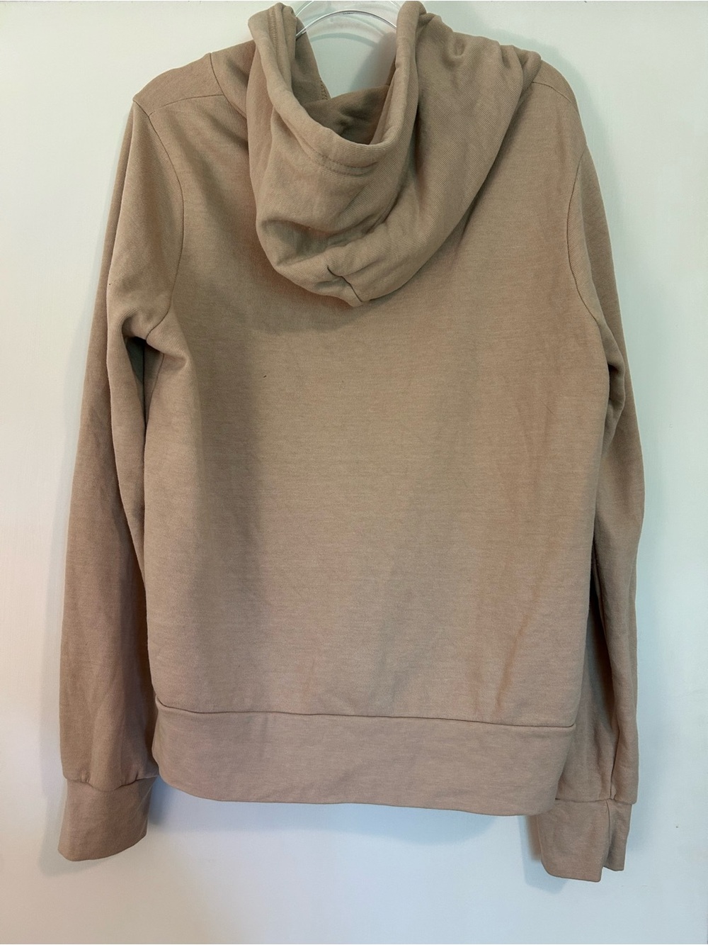 Aviator Nation Beige Zip Hoodie with Yellow Stripe Accents - Picture 6 of 7